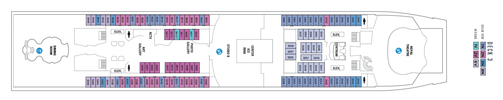RCI Independence of the Seas Deck Plans Deck 3.png